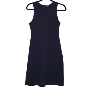 CARILYN VAILE Fleure De Peche Knit Tank Dress Black Stretch Athleisure Women's M